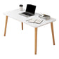 Contemporary Wood Computer Desk Rectangular Writing Desk for Home