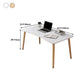 Contemporary Wood Computer Desk Rectangular Writing Desk for Home