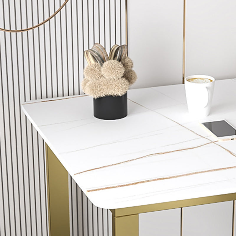 Desca di ufficio contemporanea 23.62 "scrivania rettangolare con 3-cassetti