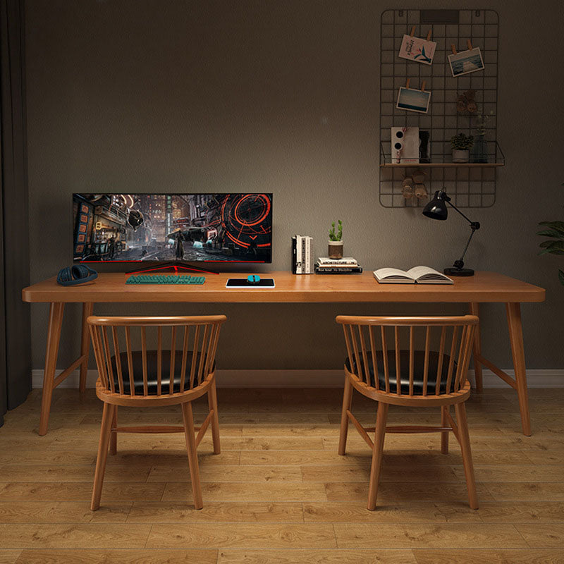 Scrivania rettangolare contemporanea scrivania in legno solido per casa