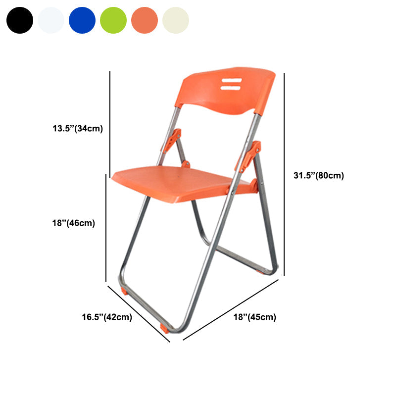 Presidente della conferenza imbottita in plastica senza braccio.