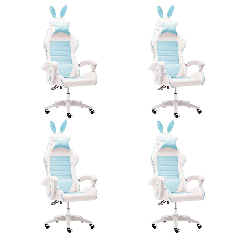 Modern Computer Chair Adjustable Arms High Back Chair with Wheels