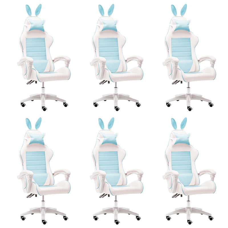 Modern Computer Chair Adjustable Arms High Back Chair with Wheels