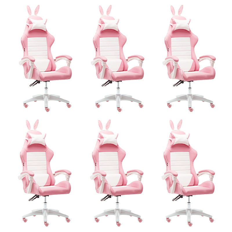 Modern Computer Chair Adjustable Arms High Back Chair with Wheels