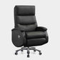 Faux Leather Executive Chair High Back Swivel Arms Included Office Chair Black 1 Piece Clearhalo 'furn' 'furn_office_chair' 'Furniture' 'Office Chairs' 'Office Furniture' 'office_chair' 5820897