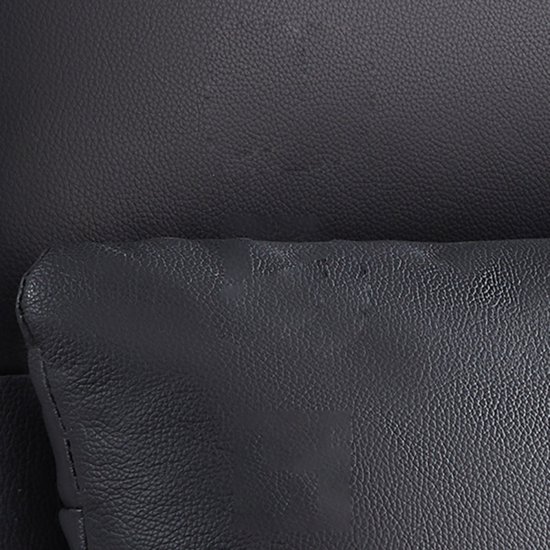 Modern Office Chair Swivel Arm Accent High-Back Leather Chair Clearhalo 'furn' 'furn_office_chair' 'Furniture' 'Office Chairs' 'Office Furniture' 'office_chair' 5820946