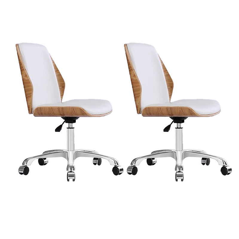 Zeitgenössischer Arbeitsbereich Office Chair Armless Polster Task Stuhl