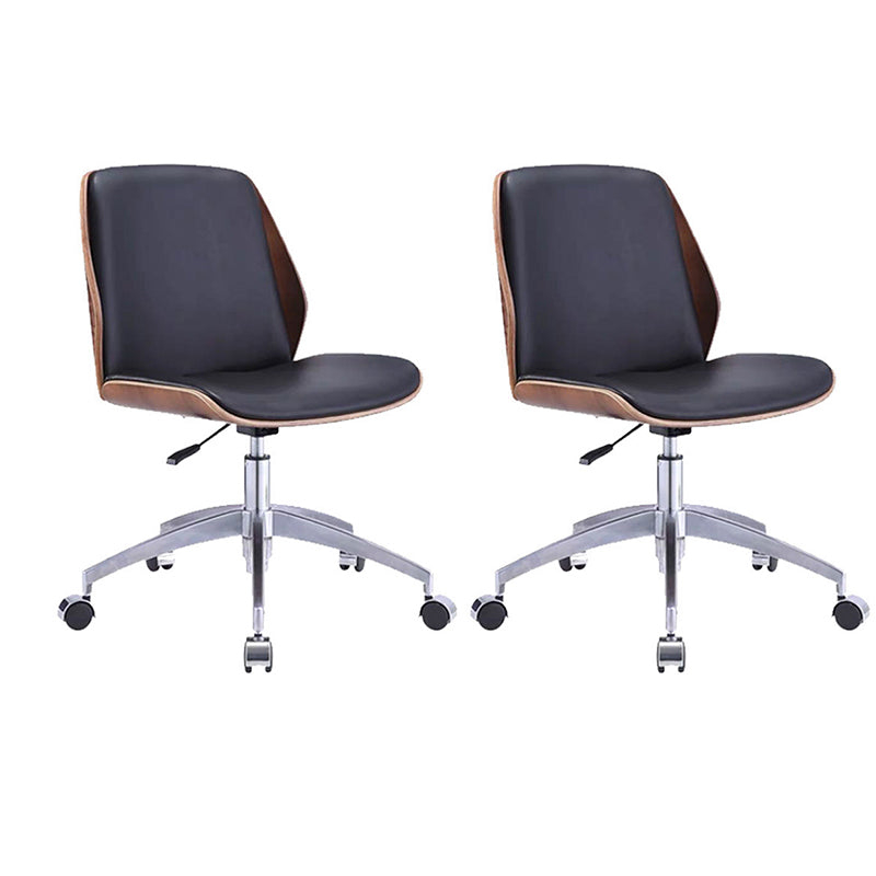 Zeitgenössischer Arbeitsbereich Office Chair Armless Polster Task Stuhl