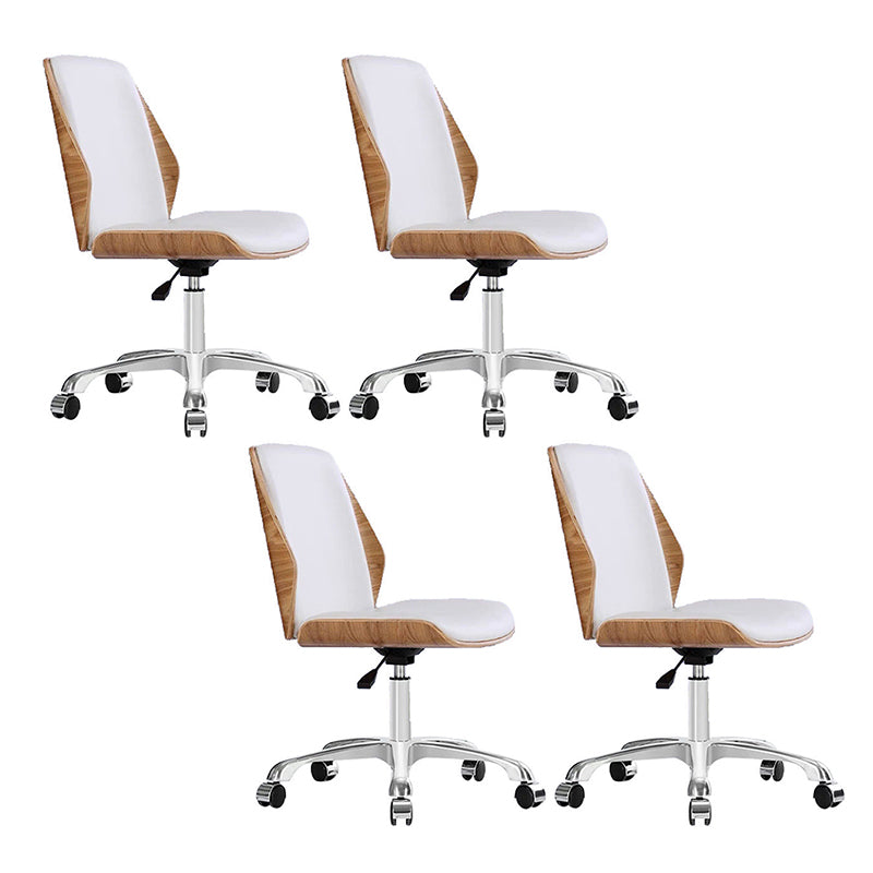 Zeitgenössischer Arbeitsbereich Office Chair Armless Polster Task Stuhl