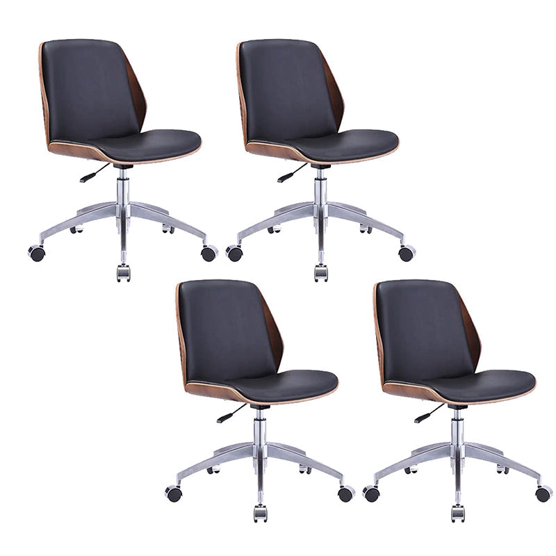 Zeitgenössischer Arbeitsbereich Office Chair Armless Polster Task Stuhl