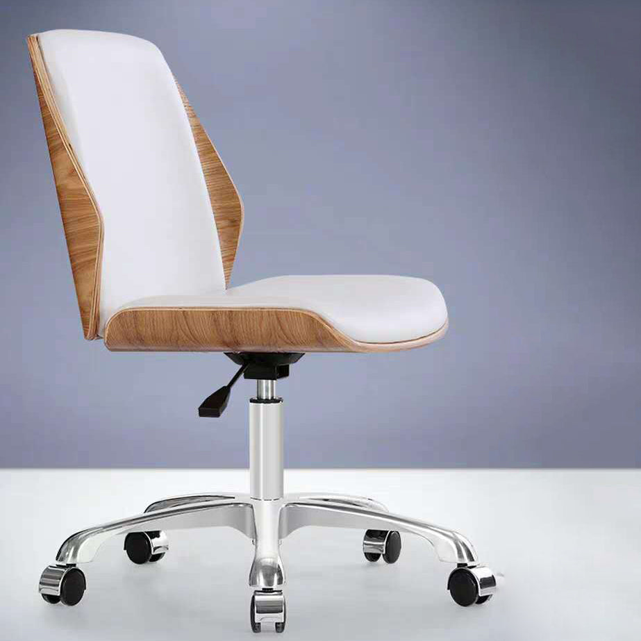 Zeitgenössischer Arbeitsbereich Office Chair Armless Polster Task Stuhl