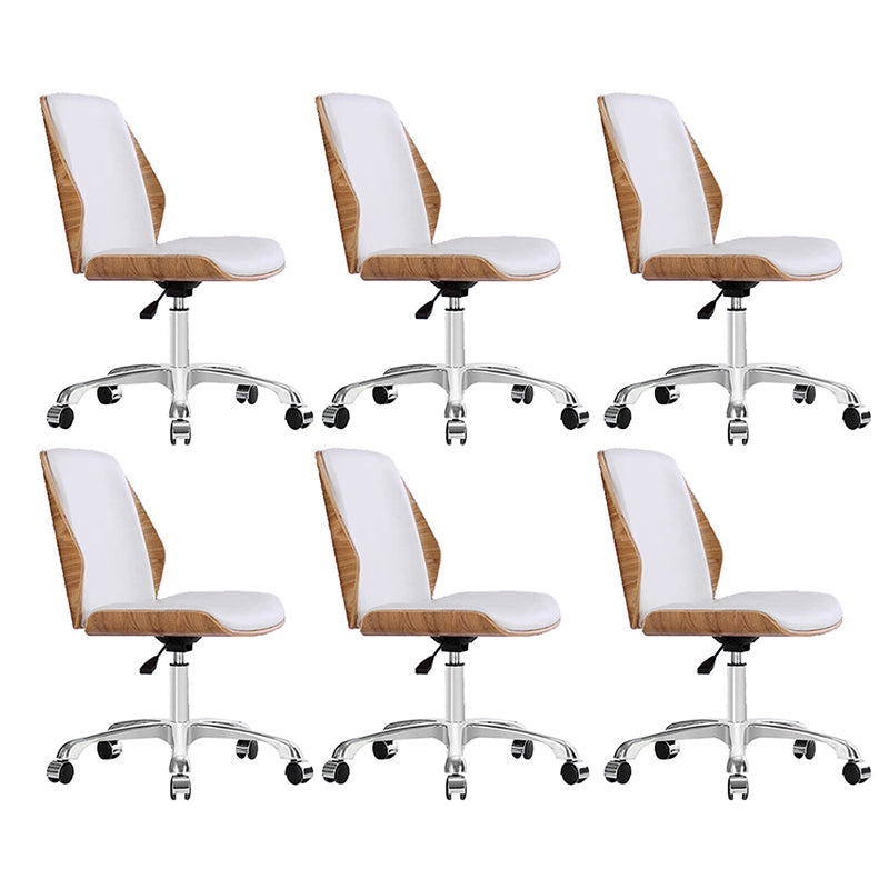 Zeitgenössischer Arbeitsbereich Office Chair Armless Polster Task Stuhl