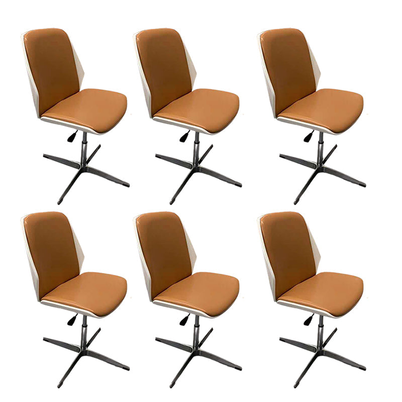 Zeitgenössischer Arbeitsbereich Office Chair Armless Polster Task Stuhl