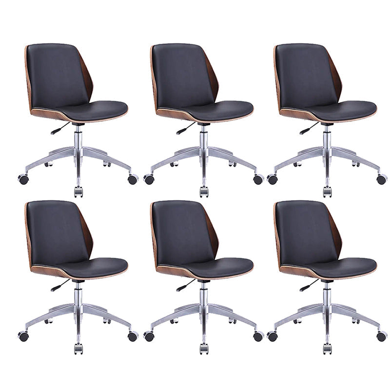 Zeitgenössischer Arbeitsbereich Office Chair Armless Polster Task Stuhl