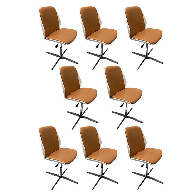 Zeitgenössischer Arbeitsbereich Office Chair Armless Polster Task Stuhl