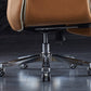 Modern Slide High Back Office Chai Brown Leather Office Chair Clearhalo 'furn' 'furn_office_chair' 'Furniture' 'Office Chairs' 'Office Furniture' 'office_chair' 5821002