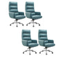 Chaise d'ordinateur ergonomique Executive High Back Fricte avec roues