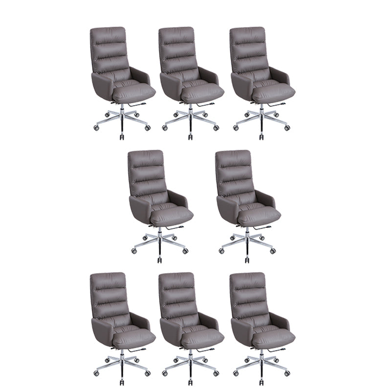 Chaise d'ordinateur ergonomique Executive High Back Fricte avec roues
