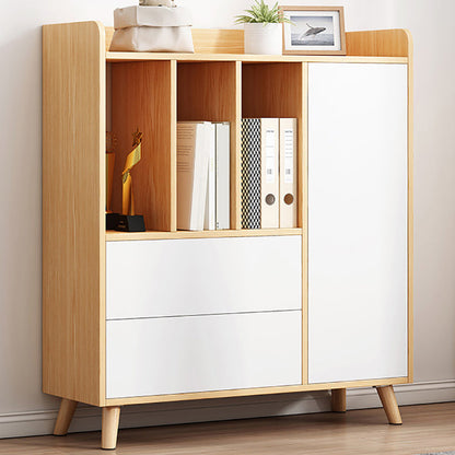 Finitura opaca di libreria standard moderna 11,81 "W -shelf in legno ingegnerizzato per soggiorno