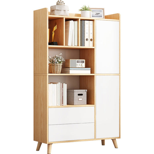Finitura opaca di libreria standard moderna 11,81 "W -shelf in legno ingegnerizzato per soggiorno