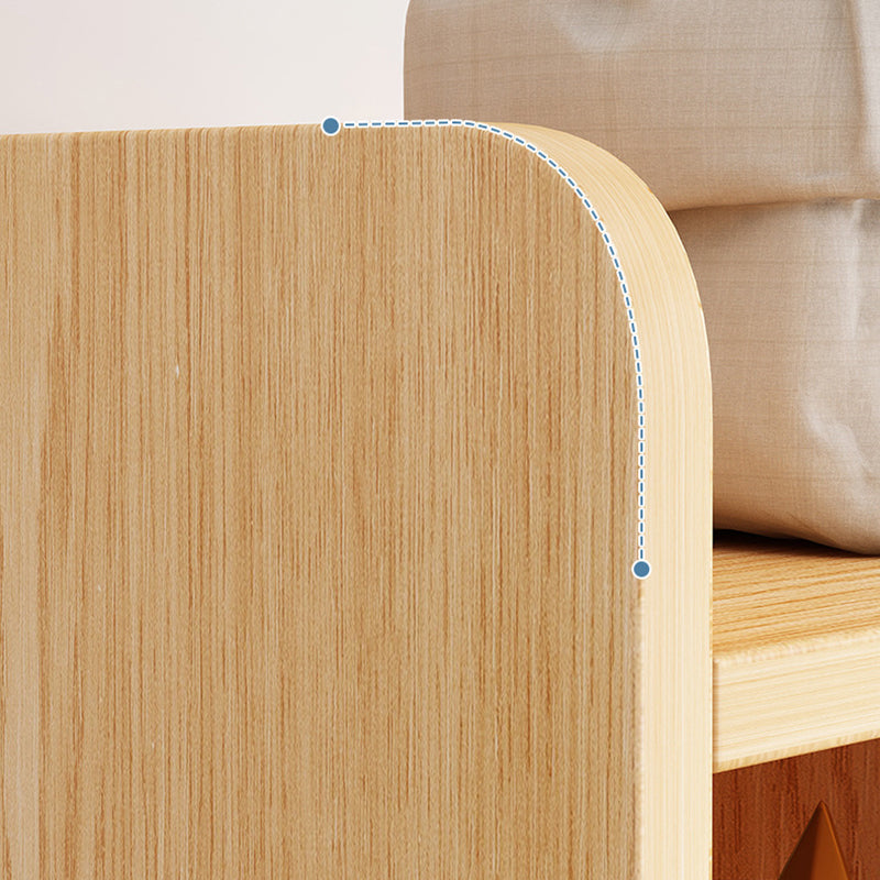 Finitura opaca di libreria standard moderna 11,81 "W -shelf in legno ingegnerizzato per soggiorno