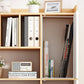 Finitura opaca di libreria standard moderna 11,81 "W -shelf in legno ingegnerizzato per soggiorno