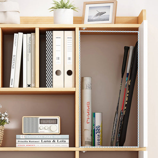 Finitura opaca di libreria standard moderna 11,81 "W -shelf in legno ingegnerizzato per soggiorno