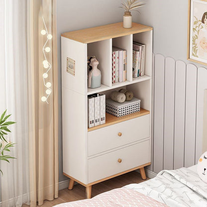 Libreria moderna per finiture opache in legno Bookcase con archiviazione dei cassetti