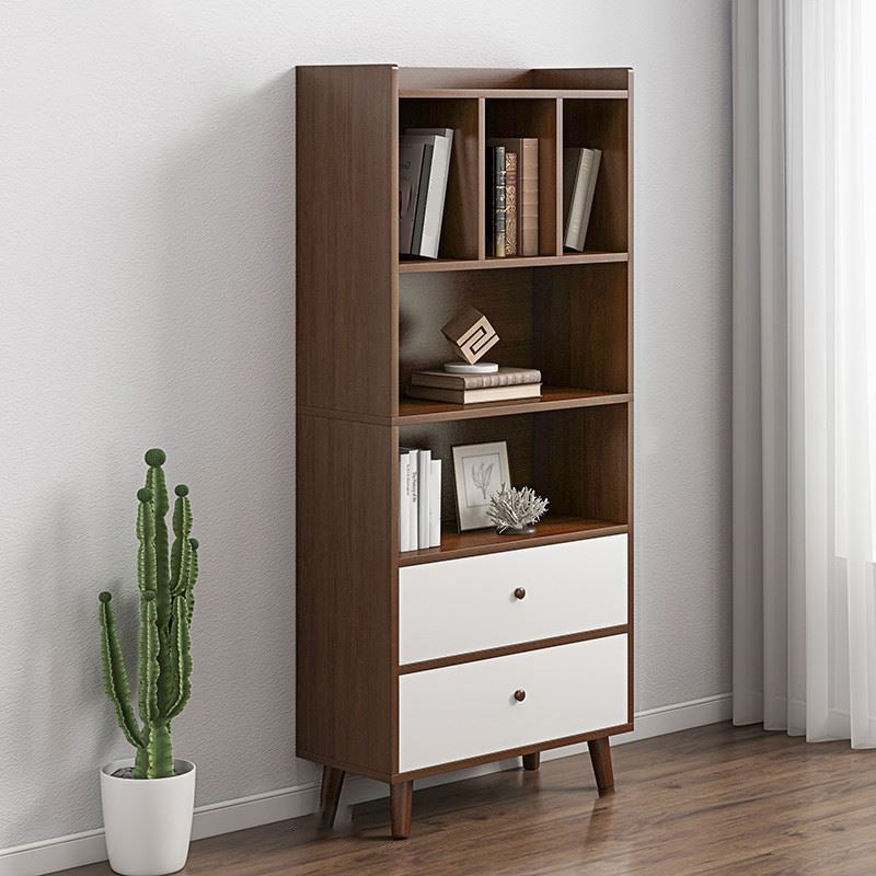 Libreria moderna per finiture opache in legno Bookcase con archiviazione dei cassetti