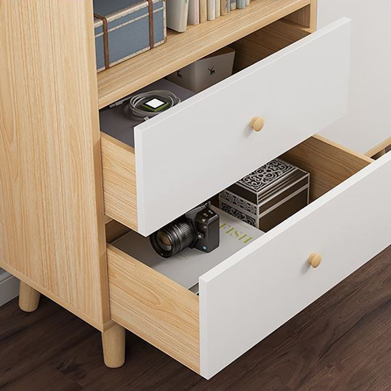 Libreria moderna per finiture opache in legno Bookcase con archiviazione dei cassetti