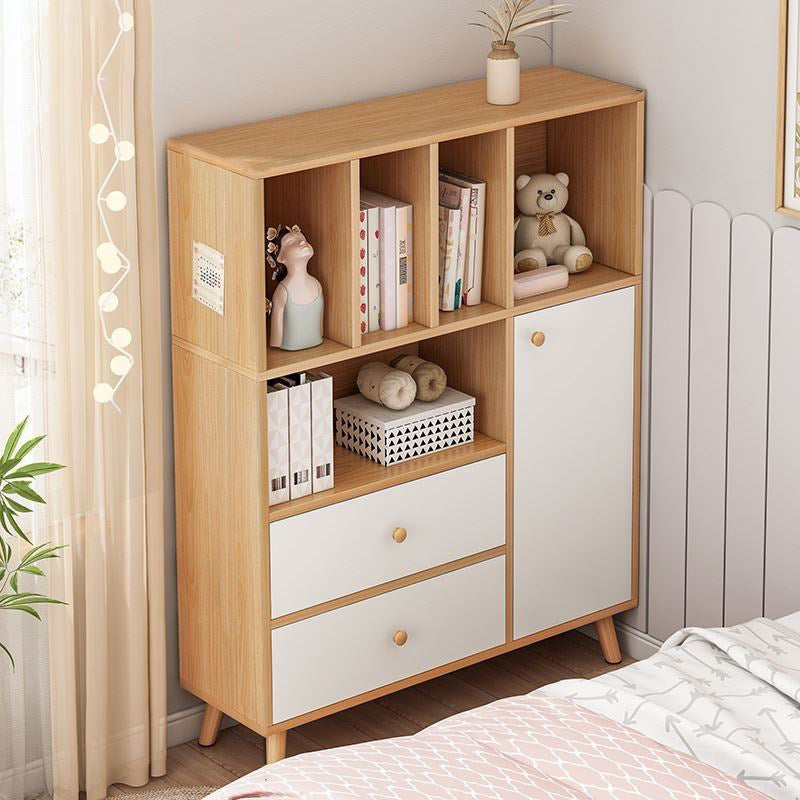 Libreria moderna per finiture opache in legno Bookcase con archiviazione dei cassetti