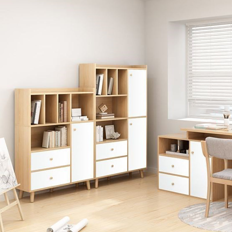 Libreria moderna per finiture opache in legno Bookcase con archiviazione dei cassetti