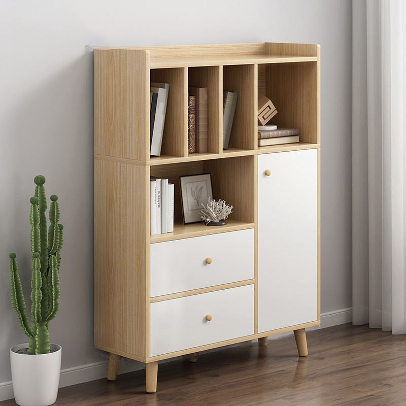 Libreria moderna per finiture opache in legno Bookcase con archiviazione dei cassetti