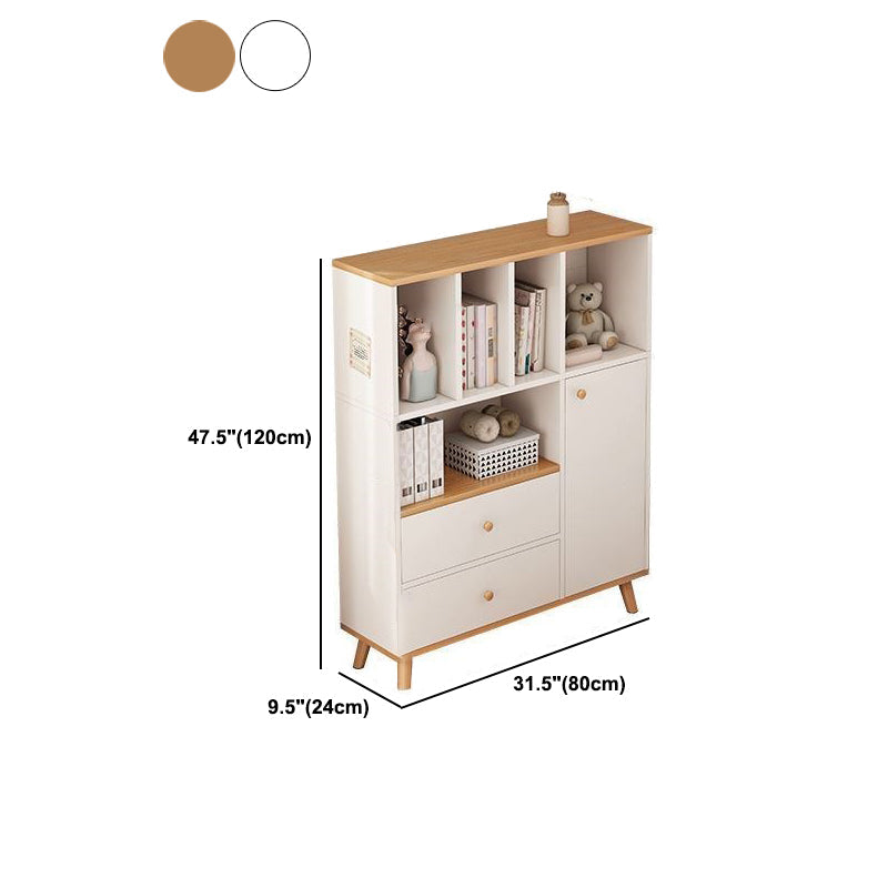 Libreria moderna per finiture opache in legno Bookcase con archiviazione dei cassetti