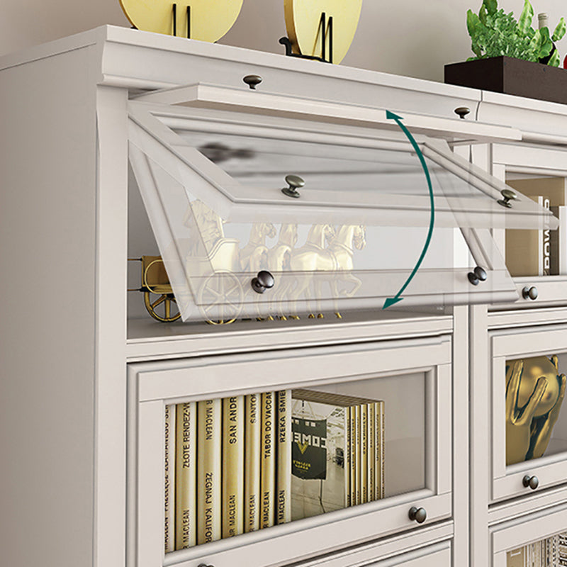 Libreria contemporanea della scaffale in legno Scaffale standard bianco puro per la sala da studio