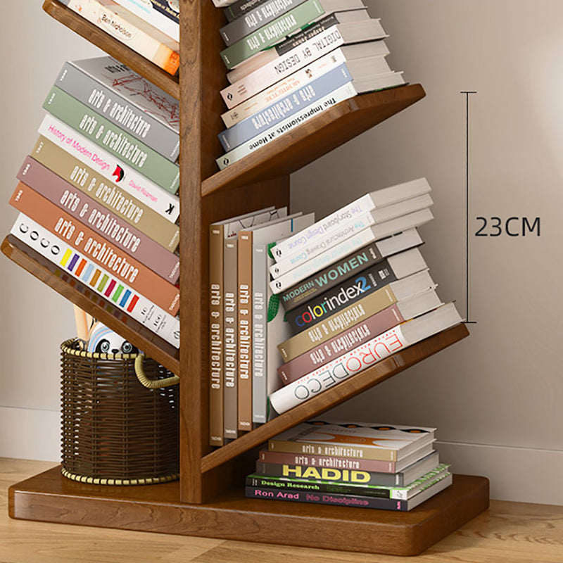 Modern Wood Bookshelf Geometric Vertical Open Shelf Bookcase Clearhalo 'Bookcases' 'furn' 'furn_bookcases' 'Furniture' 'Office Furniture' 5821328