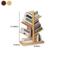 Modern Wood Bookshelf Geometric Vertical Open Shelf Bookcase Clearhalo 'Bookcases' 'furn' 'furn_bookcases' 'Furniture' 'Office Furniture' 5821334
