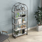 70.9" H X 11.8" W Modern Book Shelf Metal Open Bookcase for Home Office