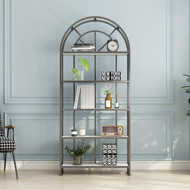 70.9" H X 11.8" W Modern Book Shelf Metal Open Bookcase for Home Office