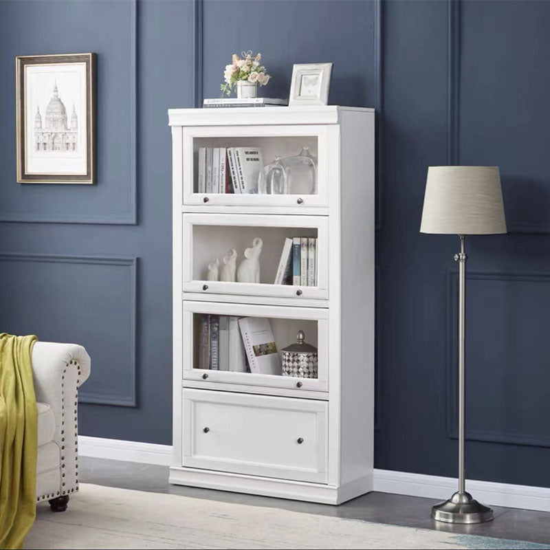 Standard Shelf Bookcase Modern Wooden Book Shelf for Study Room 23.6"L x 12.8"W x 62.2"H Clearhalo 'Bookcases' 'furn' 'furn_bookcases' 'Furniture' 'Office Furniture' 5821350