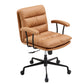 Contemporary Arm Chair Upholstered Adjustable Seat Height Office Chair Clearhalo 'furn' 'furn_office_chair' 'Furniture' 'Office Chairs' 'Office Furniture' 'office_chair' 5821447