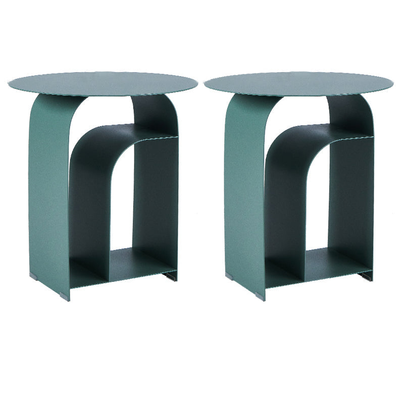 Comodino da tavolo in metallo industriale 16,73 "comodino da letto alto