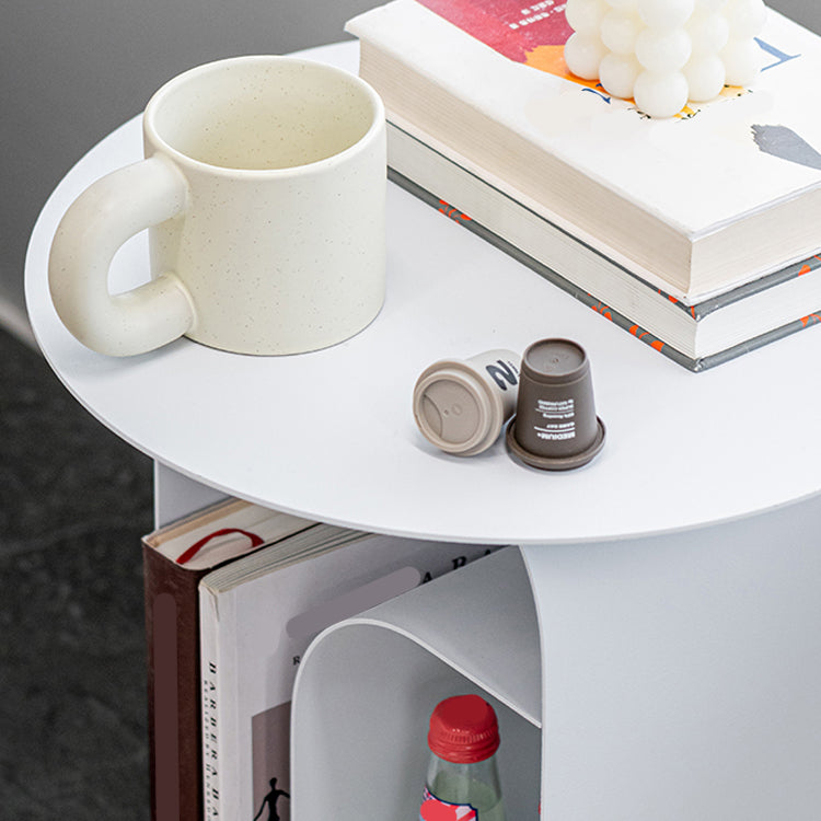 Comodino da tavolo in metallo industriale 16,73 "comodino da letto alto