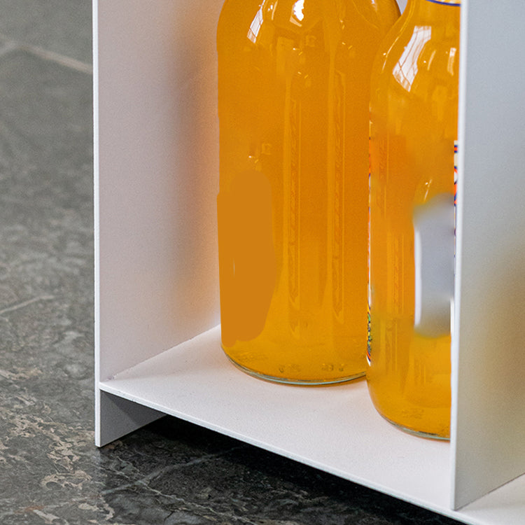 Comodino da tavolo in metallo industriale 16,73 "comodino da letto alto