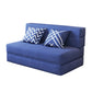 Contemporary Linen Armless Sofa Bed Slipcovered for Living Room