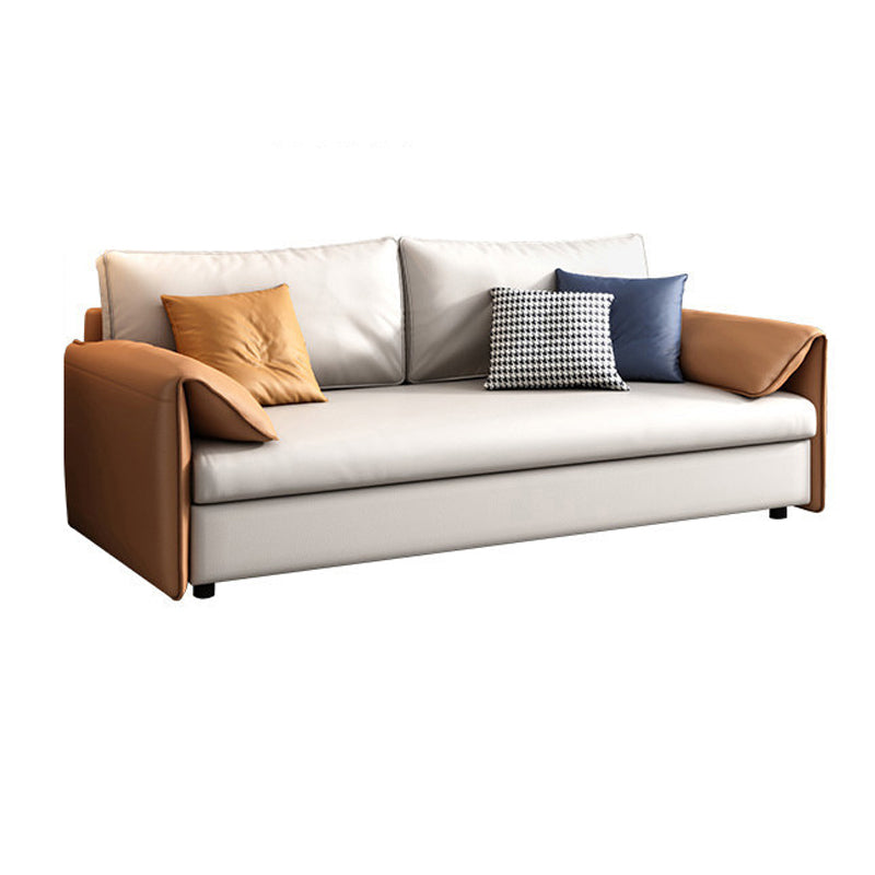 37.40 "W * 33.46" H Sofá Sofá Cama con brazo superior de almohada