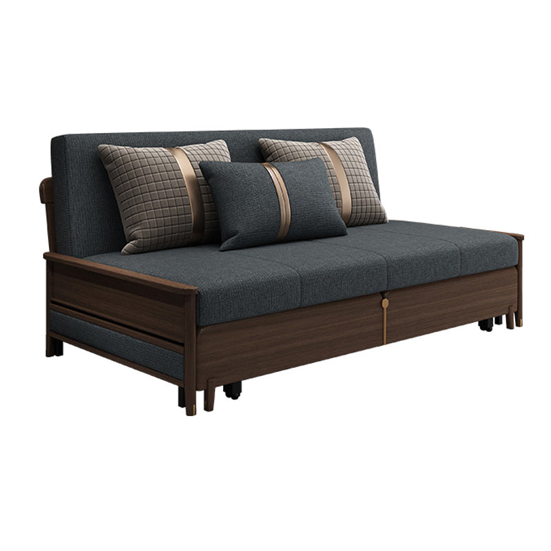 Il divano a braccia moderno con divano di biancheria da deposito in marrone