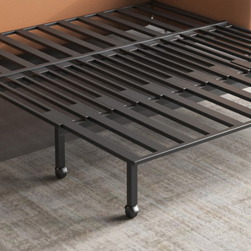 64.96 "l Lederen bank wit cabriolebeerbed met strakke achterkant