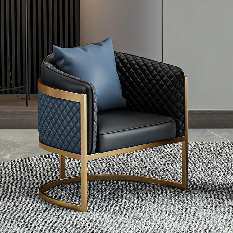 Divano in pelle finta divano a braccio di smoking moderno con acqua stretta resistente