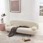 Pillow Top Arm Sofa Modern Wool 29.9-Inch High Sofa in White